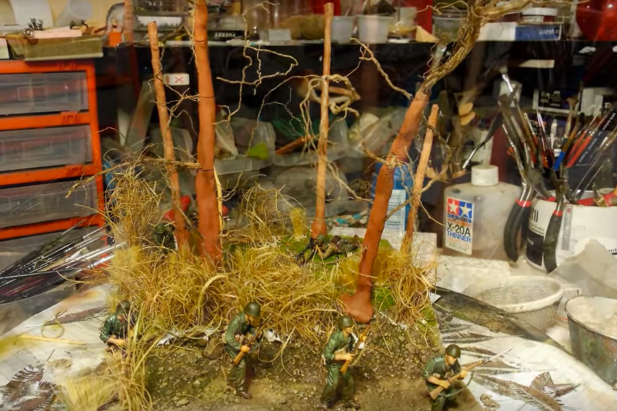 Diorama Jungle Ambush, The Pacific