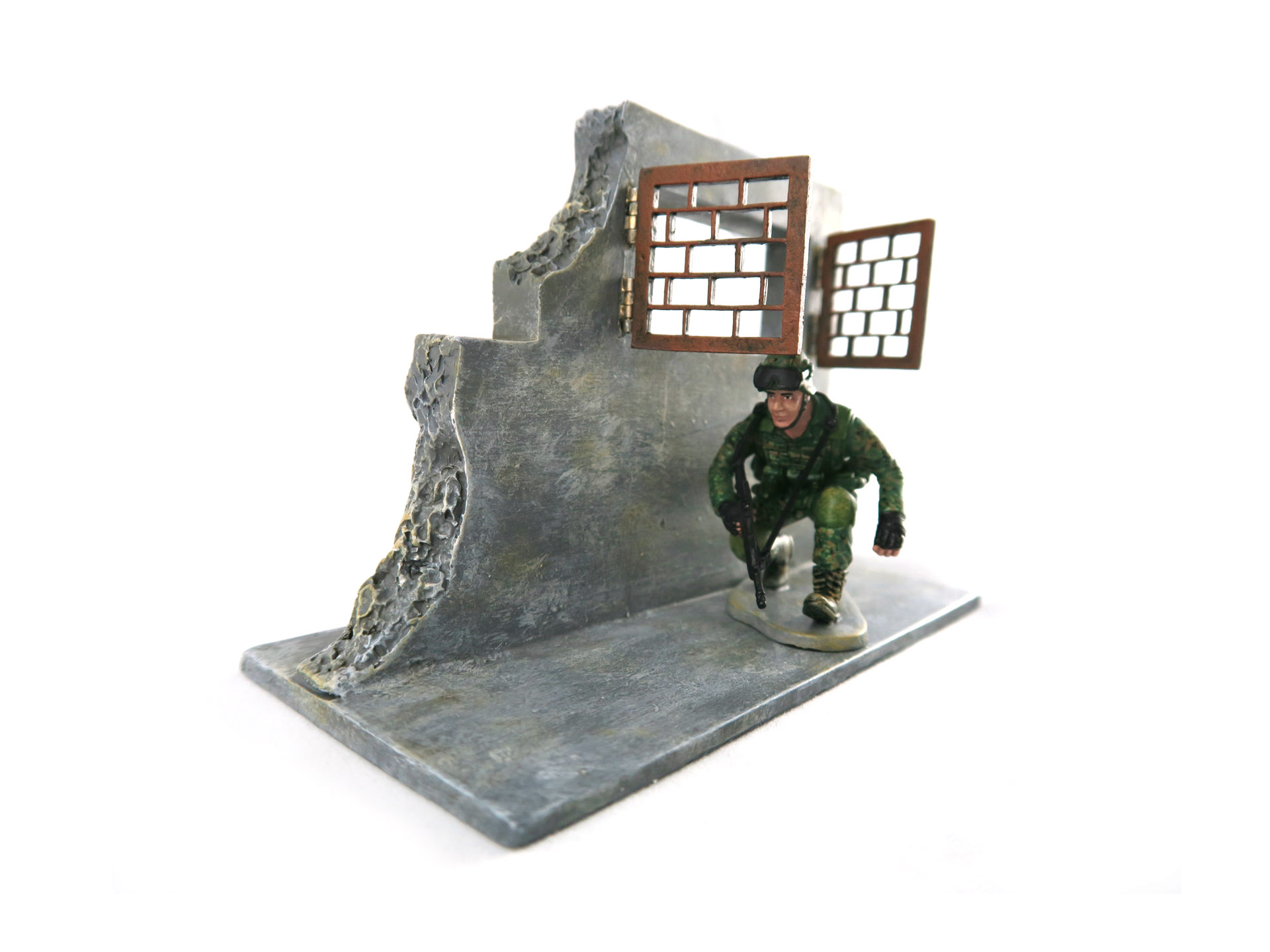 SAF Standard Obstacle Course SOC Corridor Obstacle Toy Soldier Collectible Figurine (Cover)