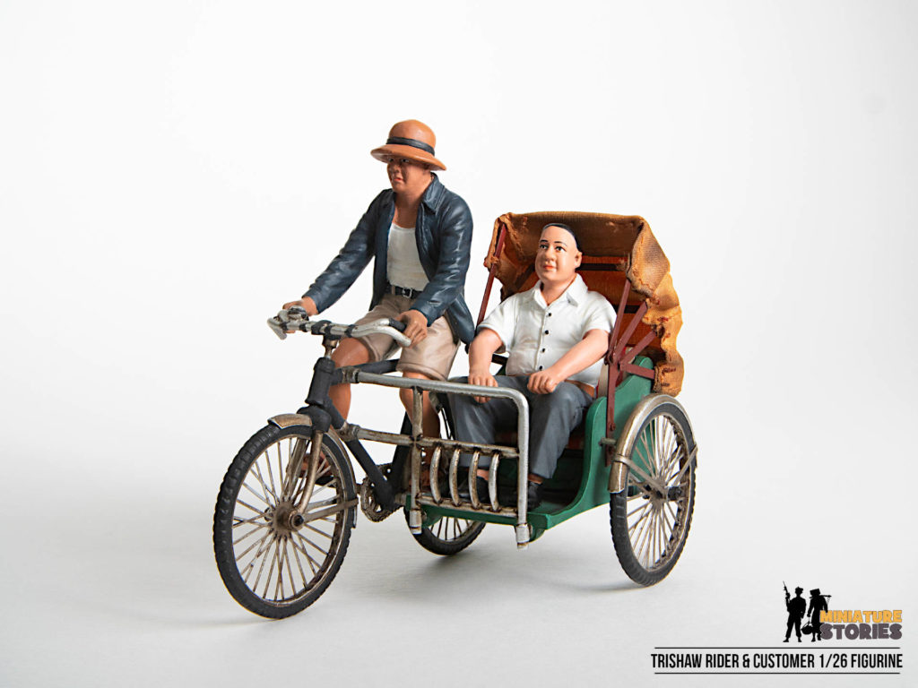 Miniature Stories Trishaw Rider & Customer 1