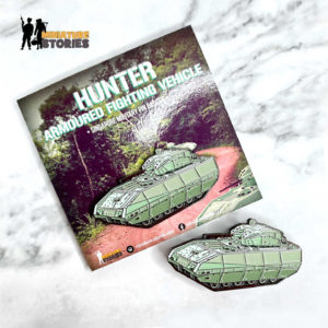 Hunter AFV Nickel Plated Enamel Pin Badge (4)