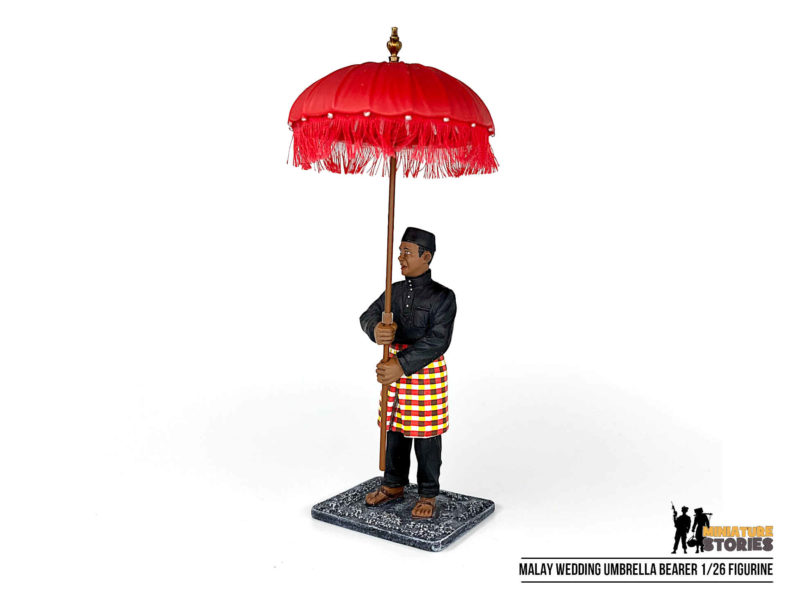 Malay Wedding Umbrella Bearer (SH028B) Miniature Stories