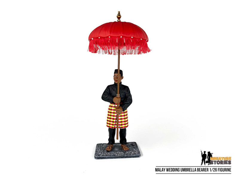 Malay Wedding Umbrella Bearer (SH028B) Miniature Stories