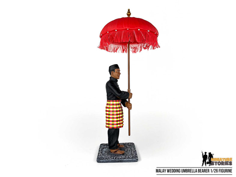 Malay Wedding Umbrella Bearer (SH028B) Miniature Stories