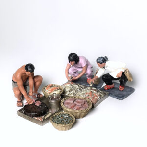 Miniature Fishmonger & Customers (Cover)