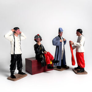 Miniature Wayang Chinese Street Opera Backstage Performers (C Cover)