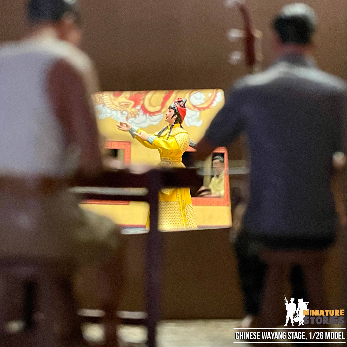 Miniature Wayang Chinese Street Opera Stage (C5)