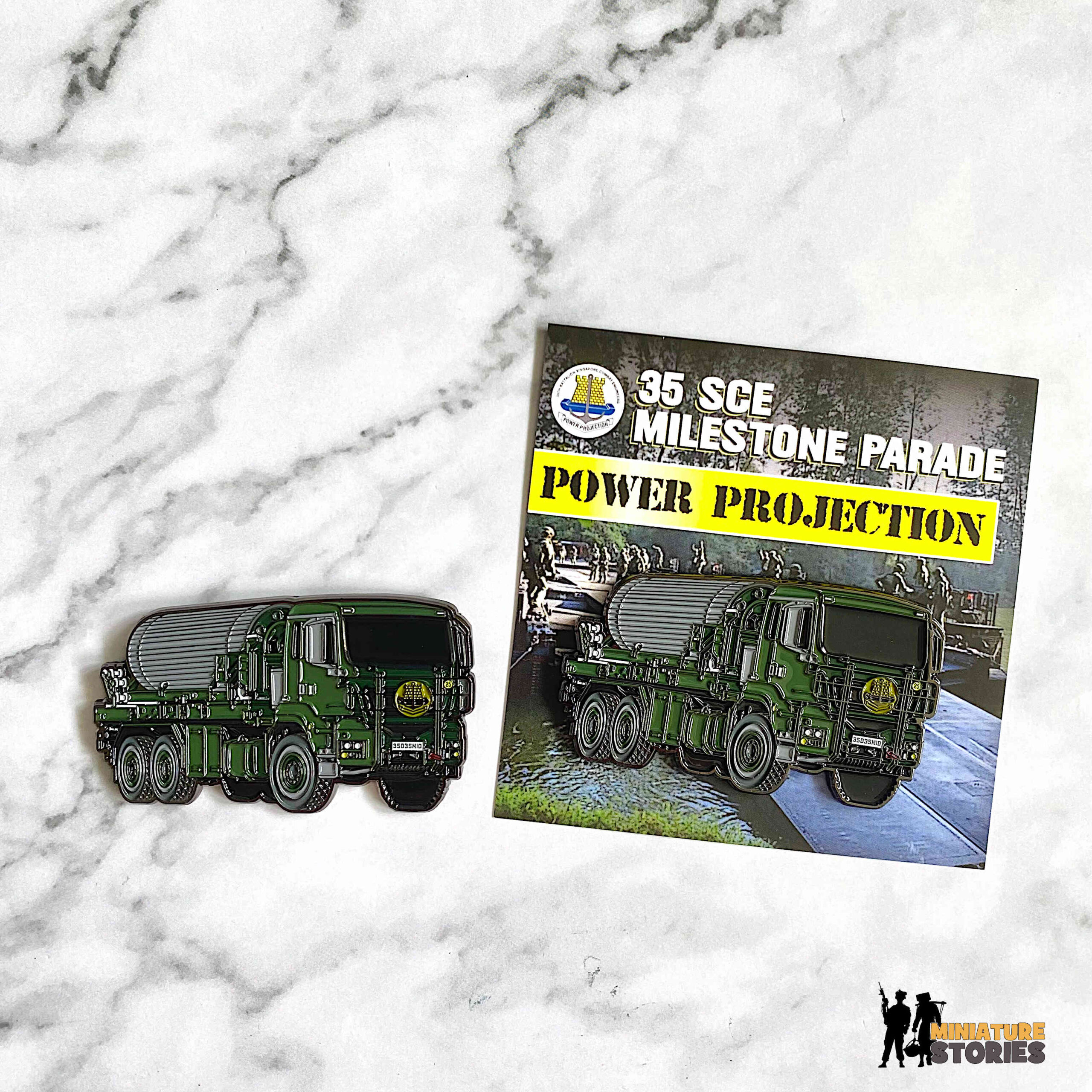 35 SCE MSS Custom Plated Enamel Magnet