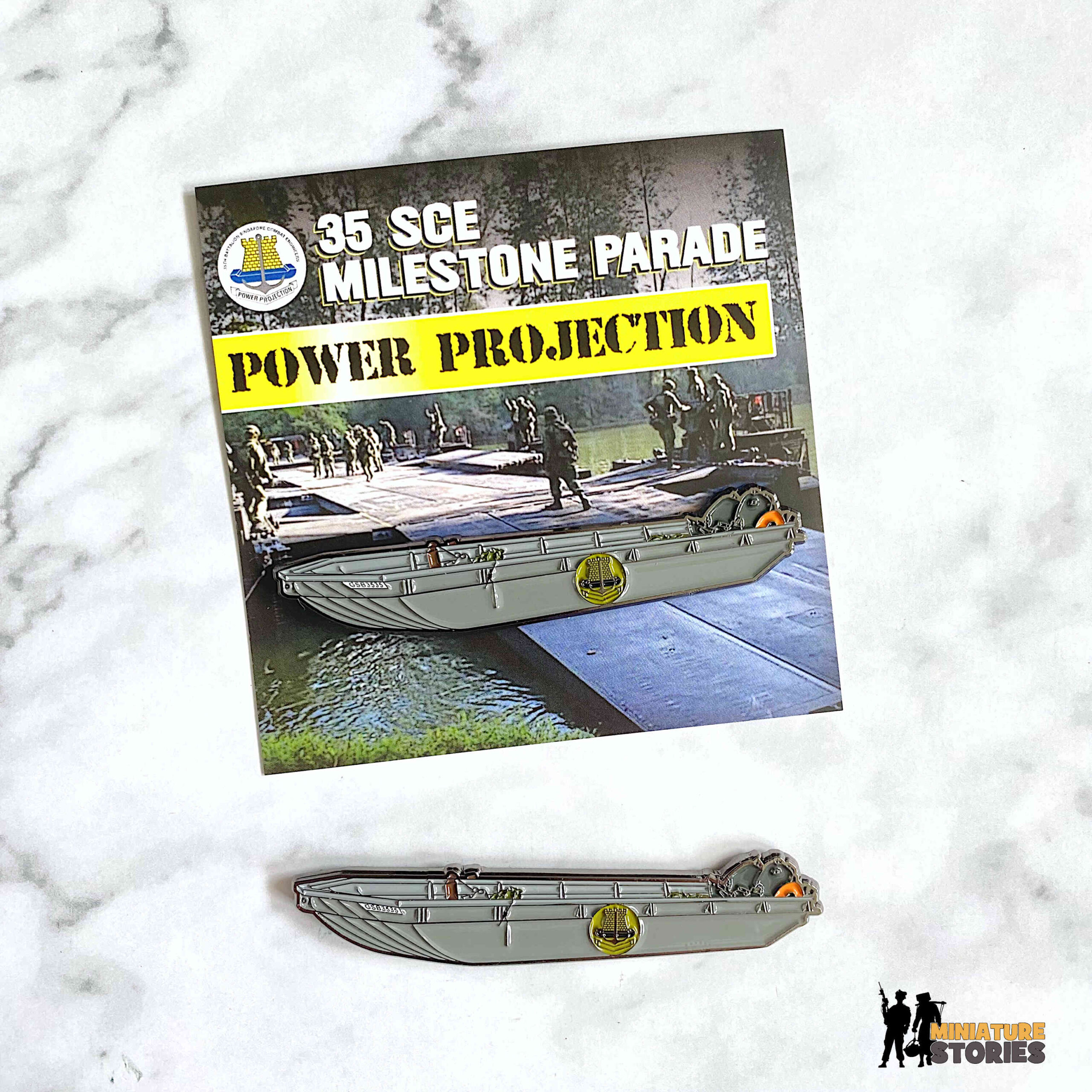 35 SCE GSB Custom Plated Enamel Magnet