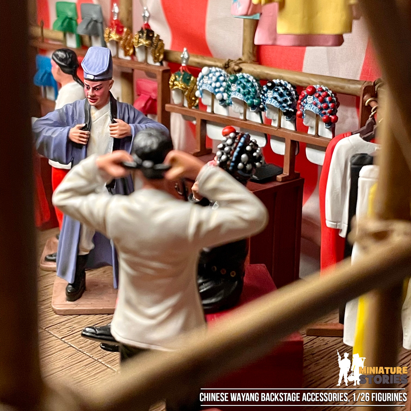 Miniature Wayang Chinese Street Opera Complete E11