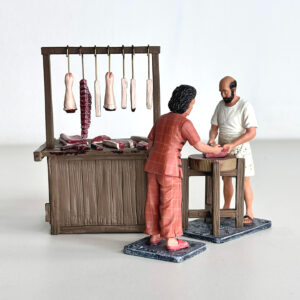 Miniature Figurines of Meat Butcher 1