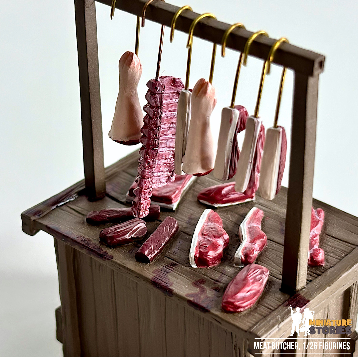Miniature Figurines of Meat Butcher 4b